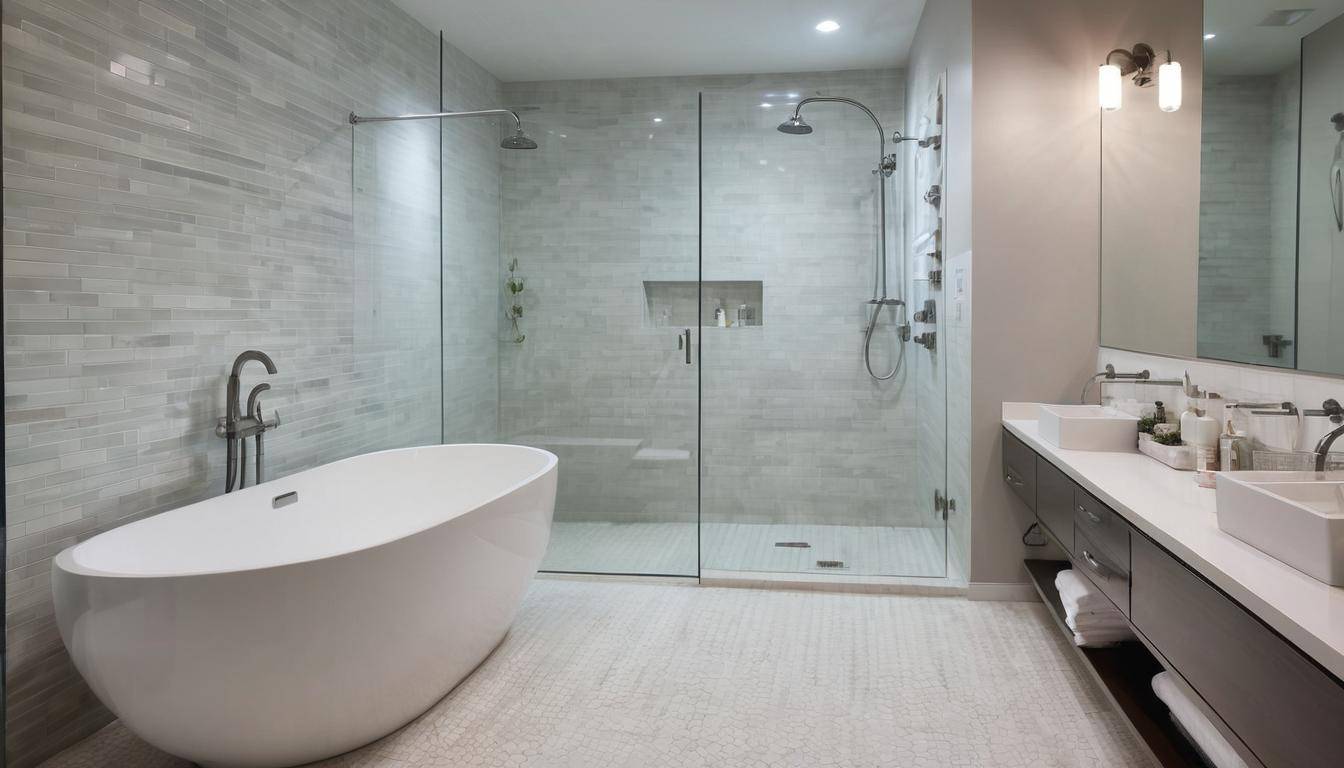 Luxurious modern bathroom