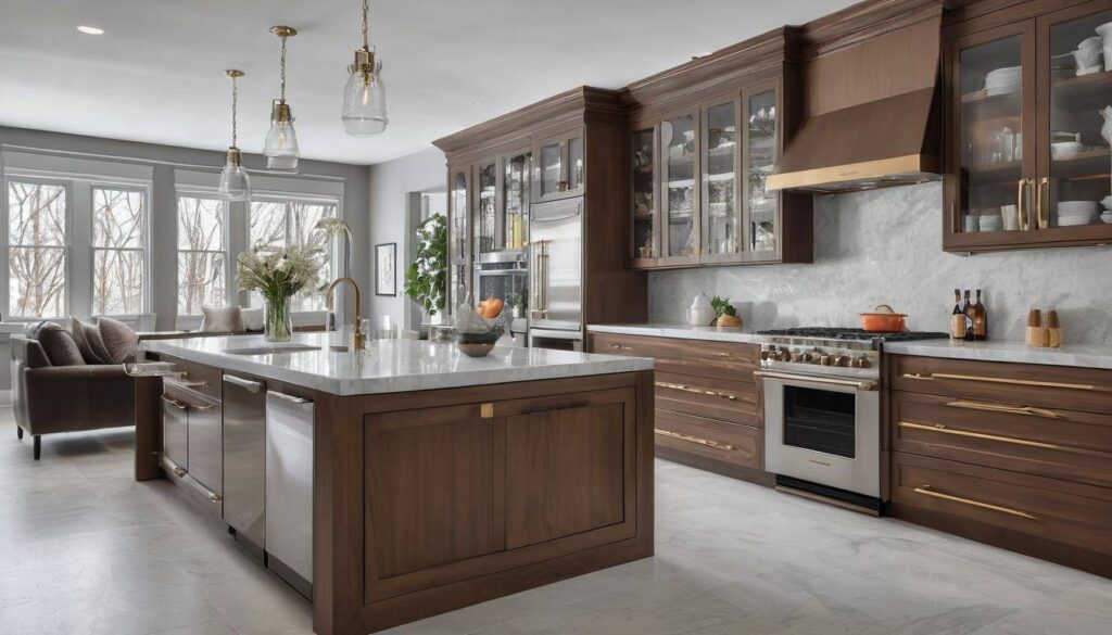 Luxurious renovated kitchen