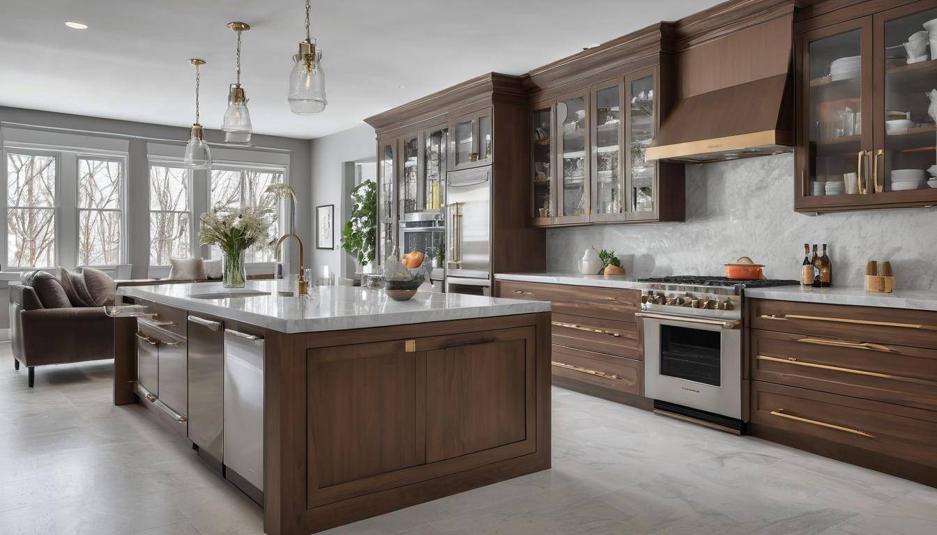 Luxurious renovated kitchen