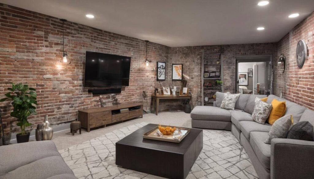 Modern basement design