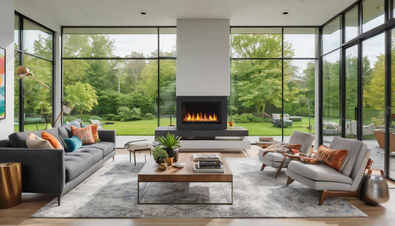 Stylish modern living room