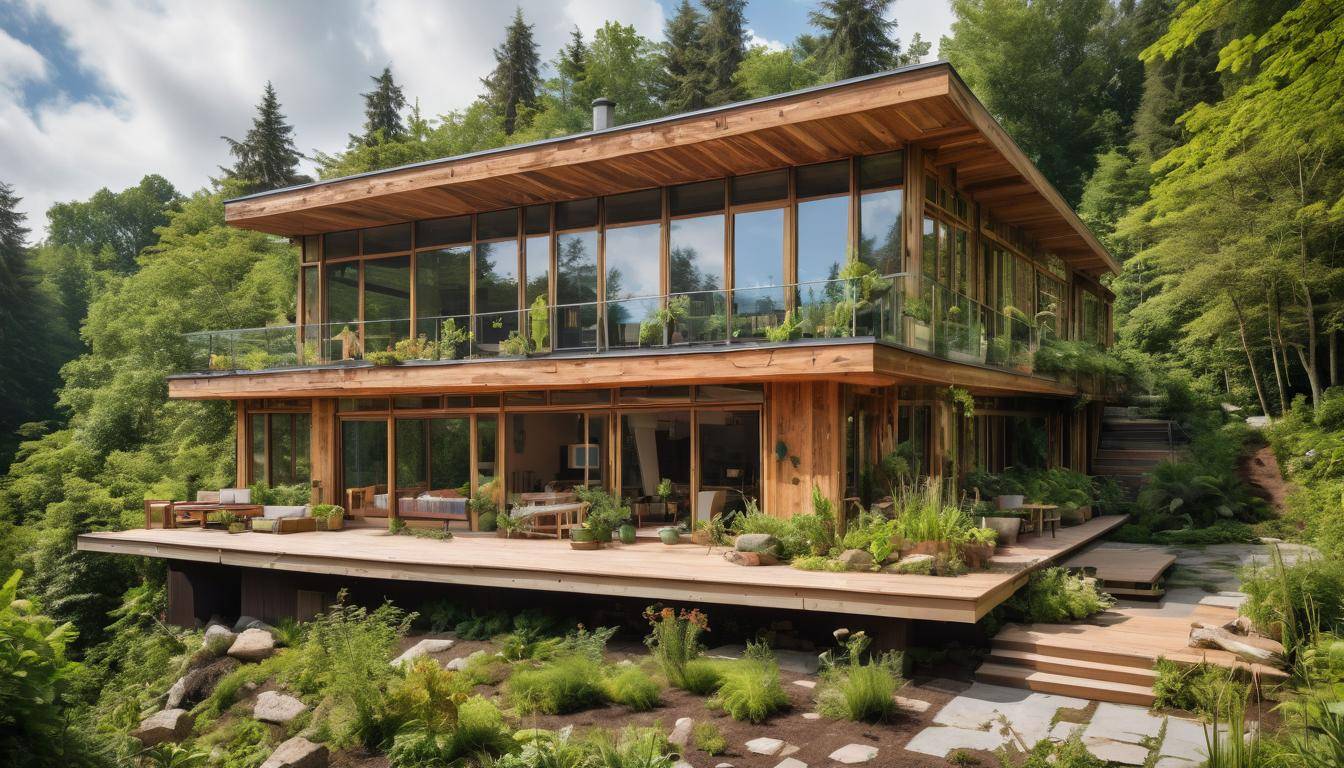 Sustainable Building Materials The Eco-Friendly Choice for Green Construction 2 Sustainable eco-house