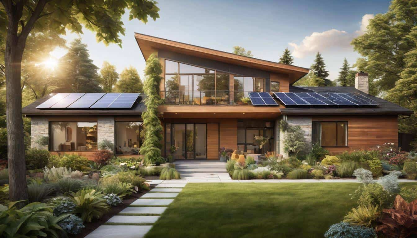 Sustainable solar-powered home